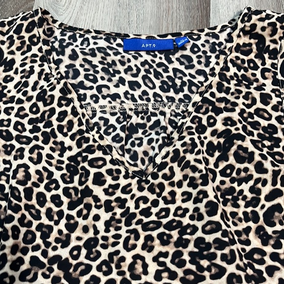 Apt. 9 Cheetah Print Sleeveless Top - Picture 8 of 11